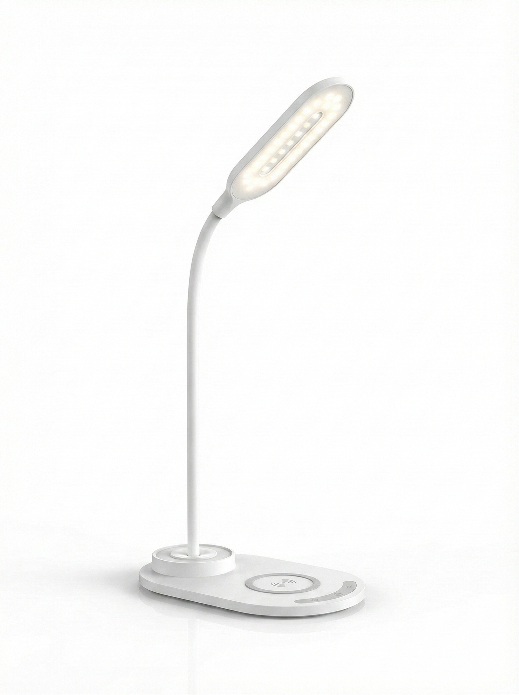 Lámpara de escritorio con cargador inalámbrico