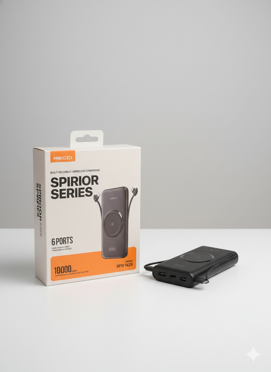 Power Bank 10.000 mAh — carga rápida y portátil